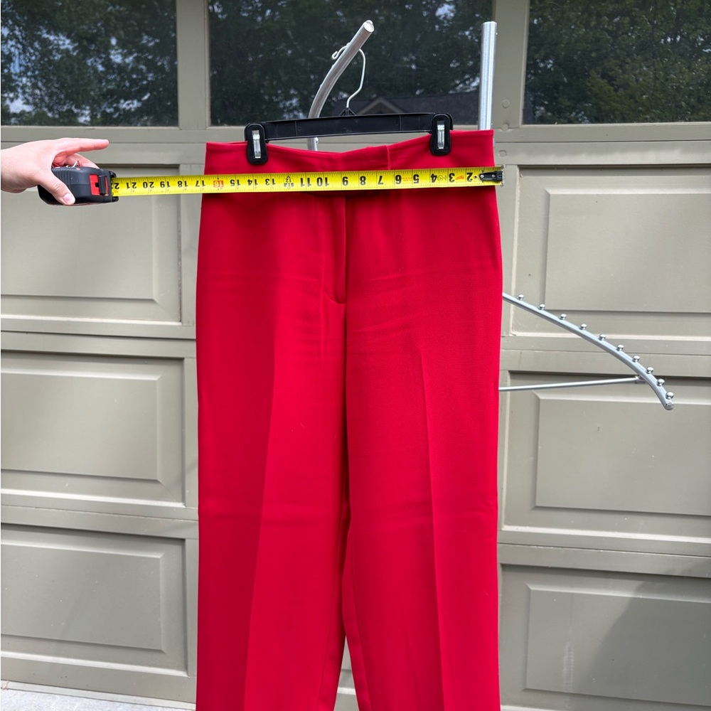 Vibrant Red Pants